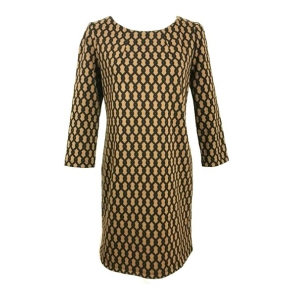 Vivienne Tam Geometric Chain Print Shift Dress 6 - Picture 1 of 6